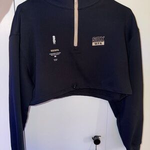 SDX WFA Black Cropped Sweatshirt